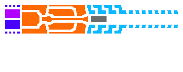 Diagram of an assault rifle-like weapon.